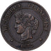 France, 5 Centimes, Cérès, 1872, Paris, ancre, Bronze, SUP, Gadoury:157a