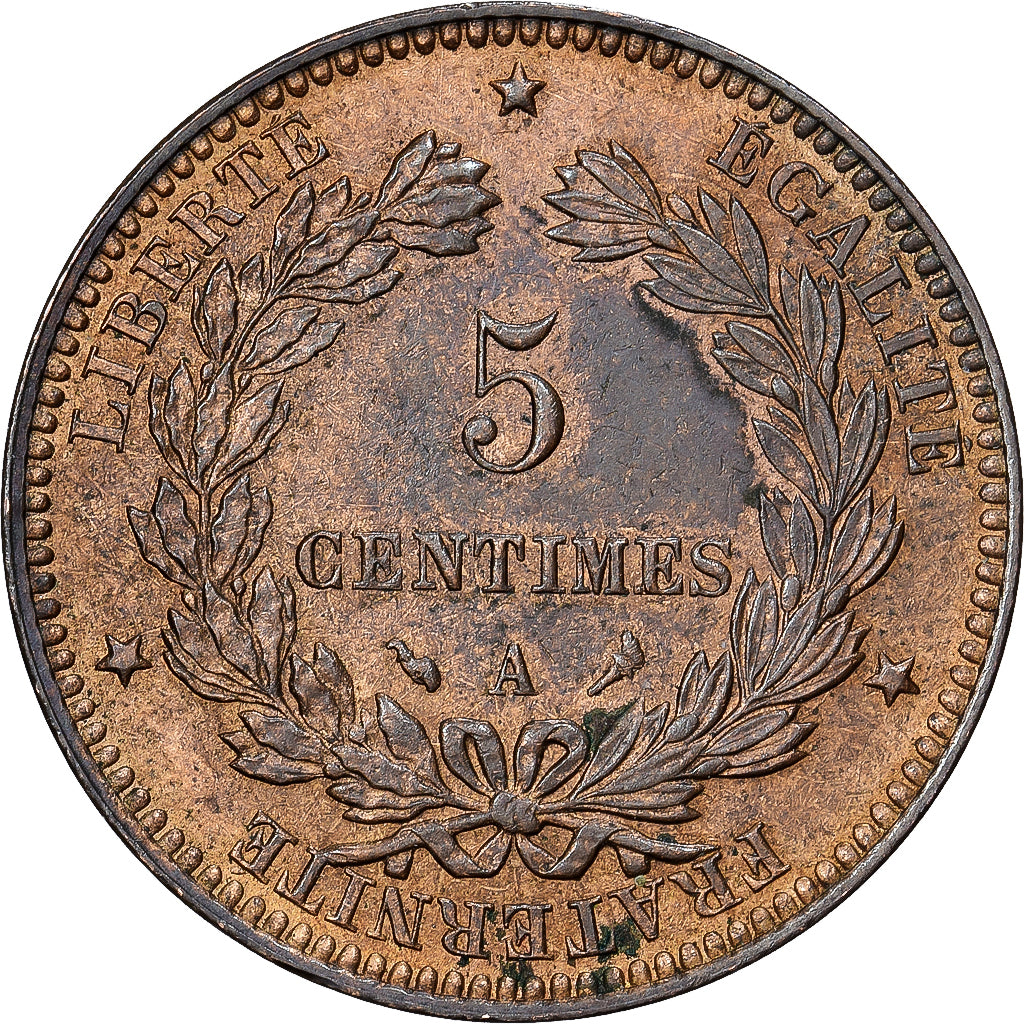 France, 5 Centimes, Cérès, 1898, Paris, Bronze, SUP, Gadoury:157a, KM:821.1