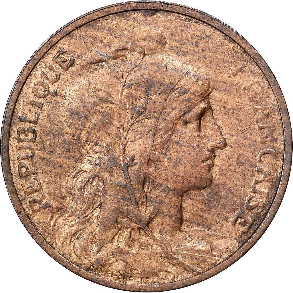 Frankreich, 5 Centimes, Dupuis, 1915, Paris, Bronze, VZ, Gadoury:165, KM:842