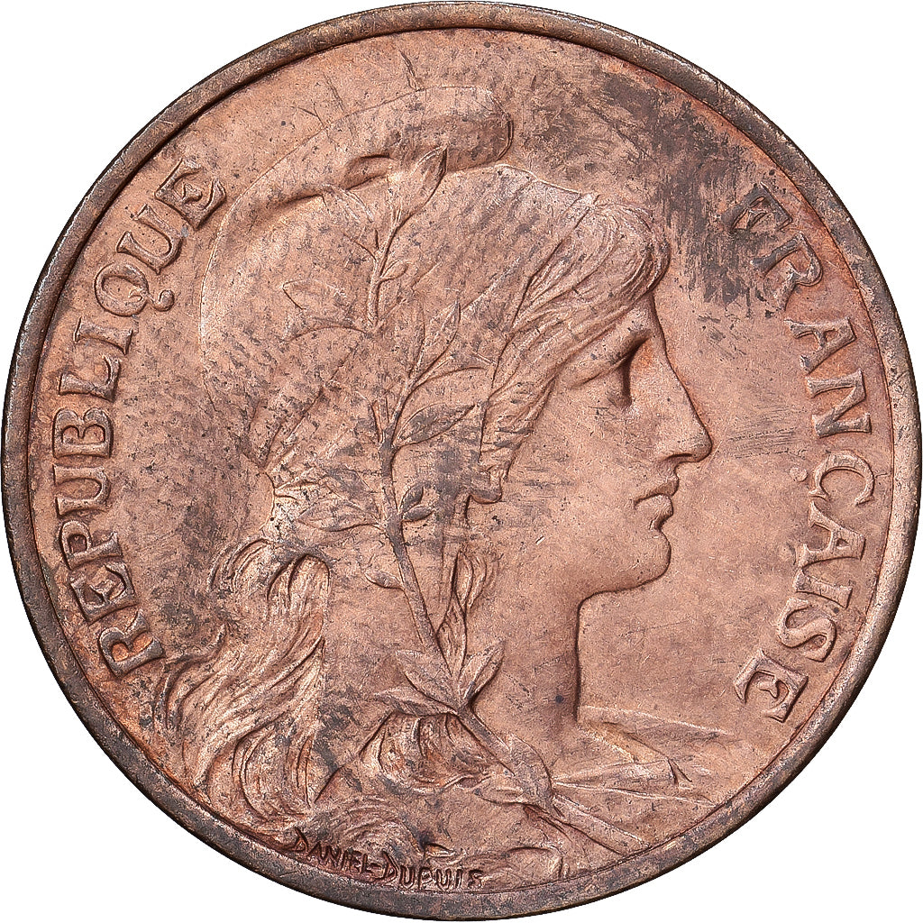 Francia, 5 Centimes, Dupuis, 1914, Paris, Bronce, EBC, Gadoury:165, KM:842
