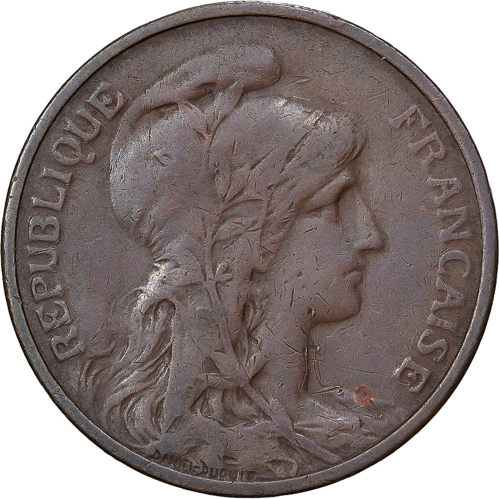 Frankreich, 5 Centimes, Dupuis, 1916, Paris, Bronze, SS+, Gadoury:165, KM:842