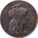 France, 5 Centimes, Dupuis, 1908, Paris, Bronze, EF(40-45), Gadoury:165, KM:842