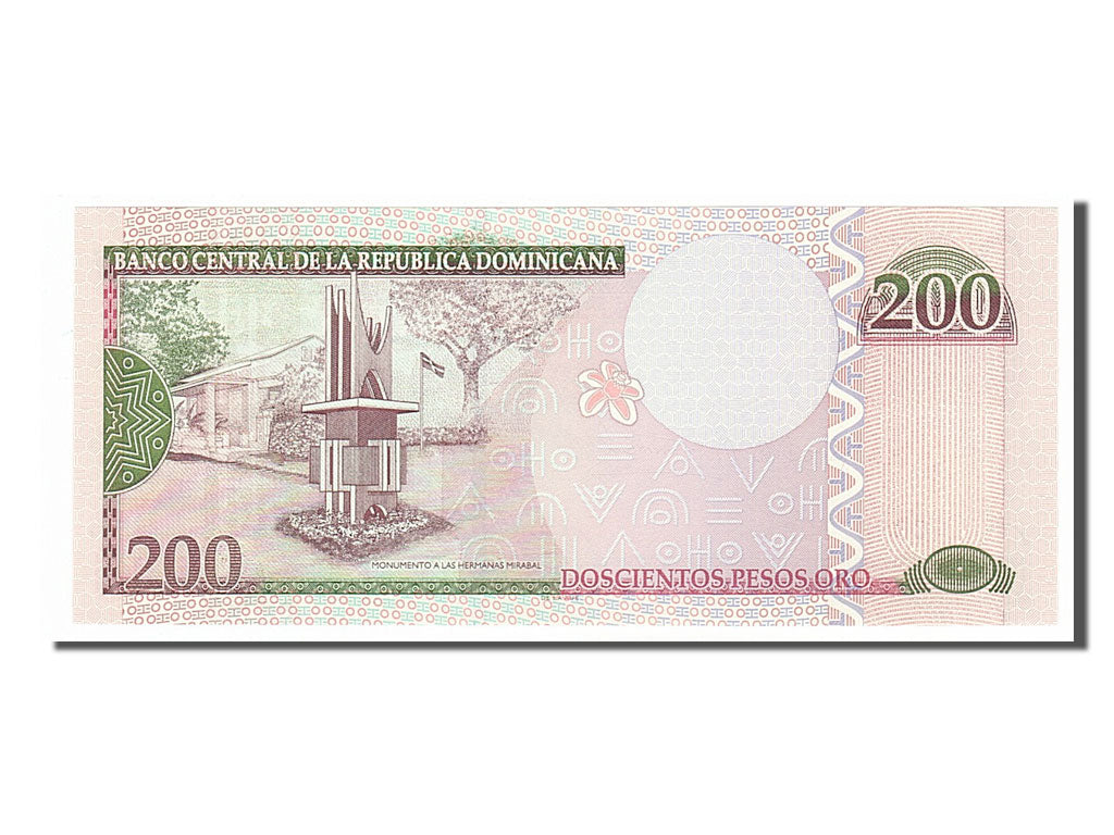 Billete, 200 Pesos Oro, 2009, República Dominicana, UNC