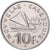 New Caledonia, 10 Francs, 1973, Paris, Nickel, AU(55-58), KM:11