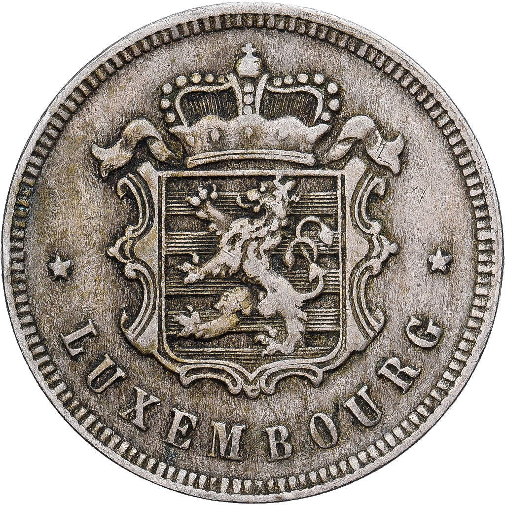 Luksemburg, Charlotte, 25 Centimes, 1927, Miedź-Nikiel, EF(40-45), KM:37