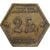 Kongo Belgijskie, Leopold III, 2 Francs, 1943, Philadelphia, Mosiądz