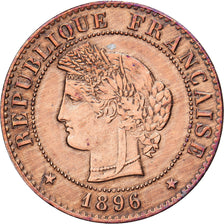 Frankreich, Centime, Cérès, 1896, Paris, Bronze, VZ, Gadoury:88, KM:826.1