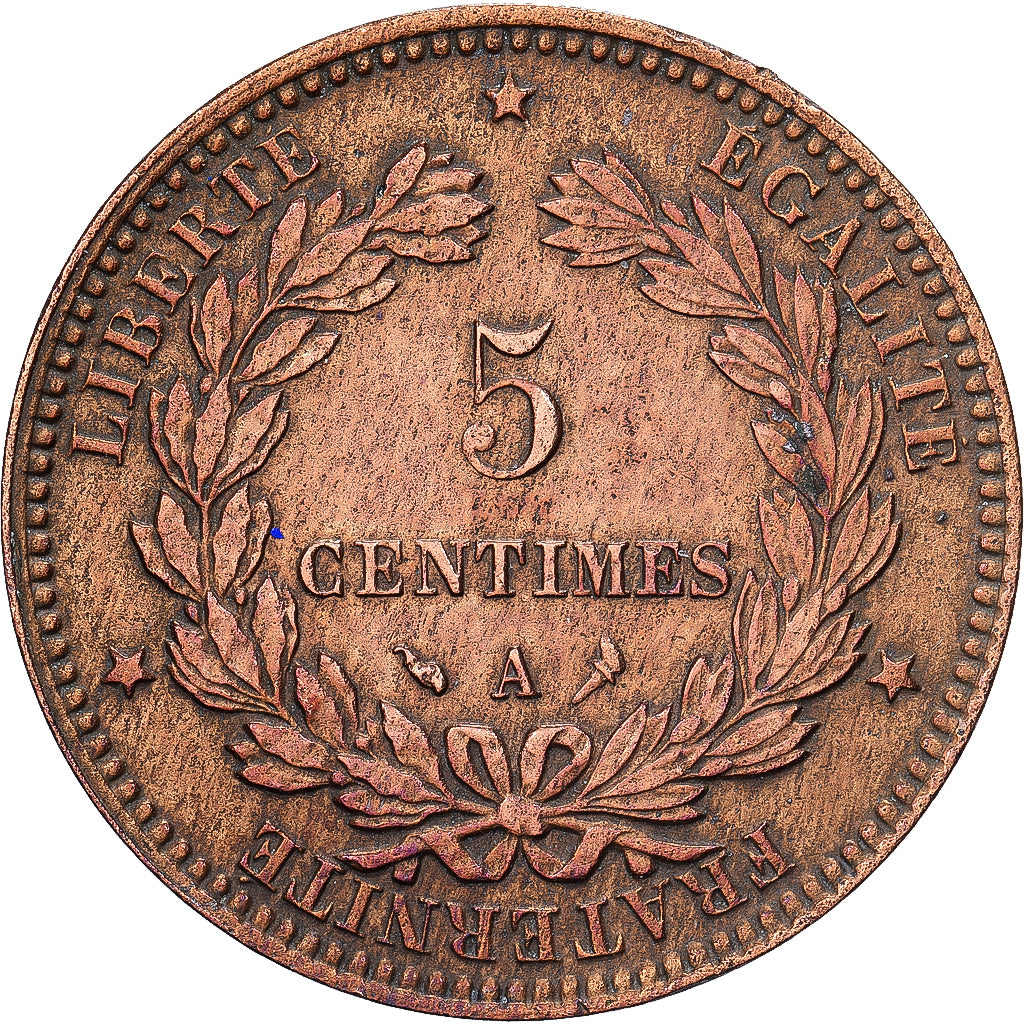 France, 5 Centimes, Cérès, 1897, Paris, Bronze, TTB, Gadoury:157a, KM:821.1