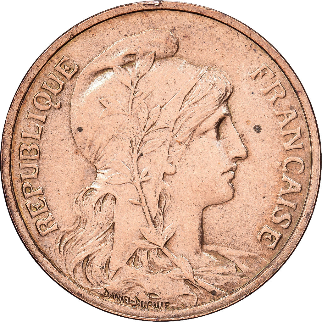 France, 5 Centimes, Dupuis, 1913, Paris, Bronze, TTB+, Gadoury:165, KM:842