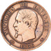 França, Napoleon III, 10 Centimes, 1856, Lille, Bronze, EF(40-45), Gadoury:248