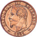 France, Napoléon III, 5 Centimes, 1861, Bordeaux, Bronze, TTB
