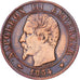 France, Napoléon III, 5 Centimes, 1854, Marseille, Bronze, TTB, Gadoury:152