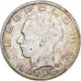 Belgia, Leopold III, 50 Francs, 50 Frank, 1939, Brussels, Srebro, EF(40-45)