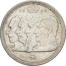 Belgien, Régence Prince Charles, 100 Francs, 100 Frank, 1948, Brussels, Silber