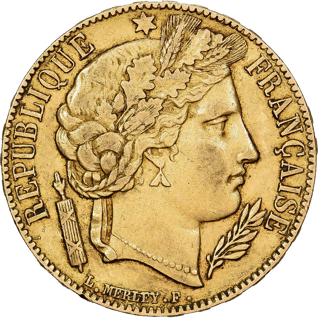 France, 20 Francs, Cérès, 1851, Paris, Or, TTB+, Gadoury:1059, KM:762