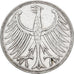 REPÚBLICA DEMOCRÁTICA ALEMANA, 5 Mark, 1958, Stuttgart, Plata, MBC, KM:112.1