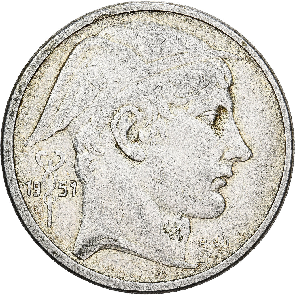 Bélgica, Régence Prince Charles, 50 Francs, 50 Frank, 1951, Brussels, Plata
