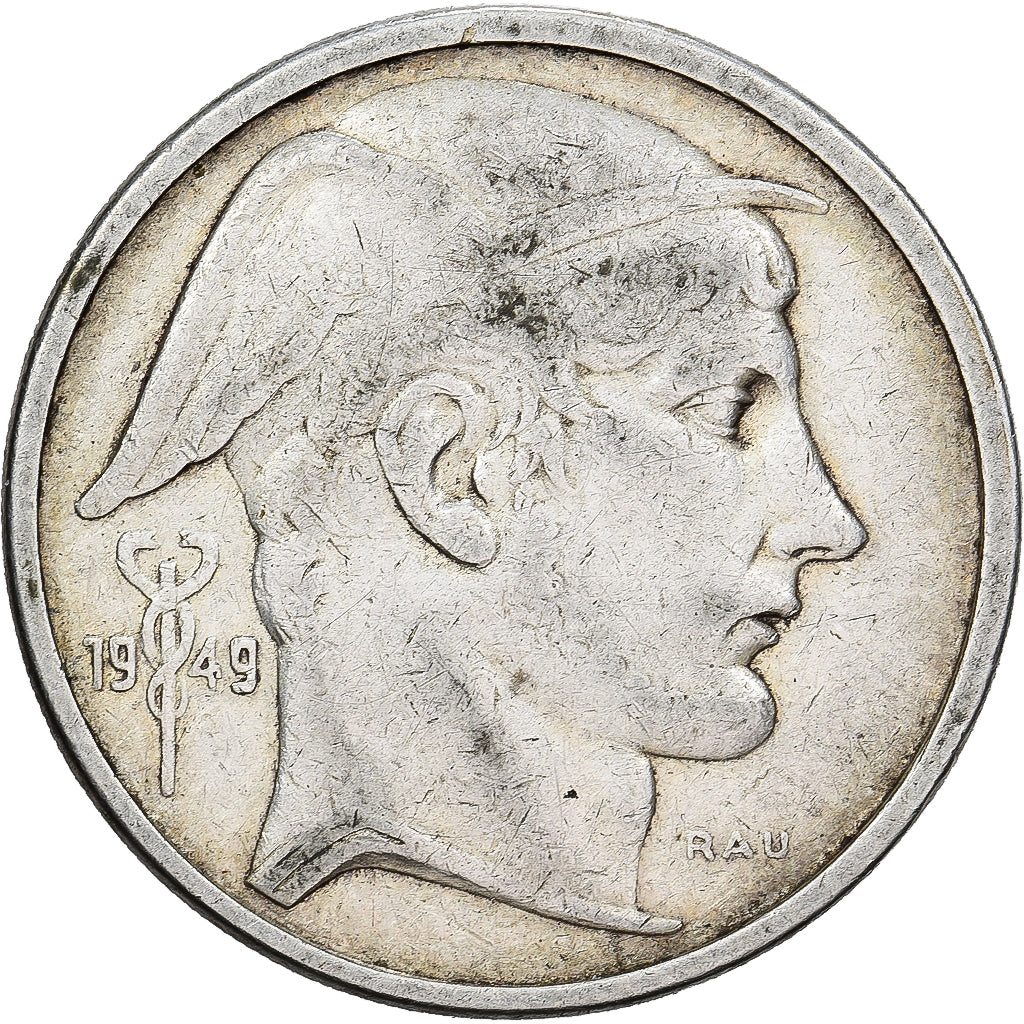 Bélgica, Régence Prince Charles, 50 Francs, 50 Frank, 1949, Brussels, Prata