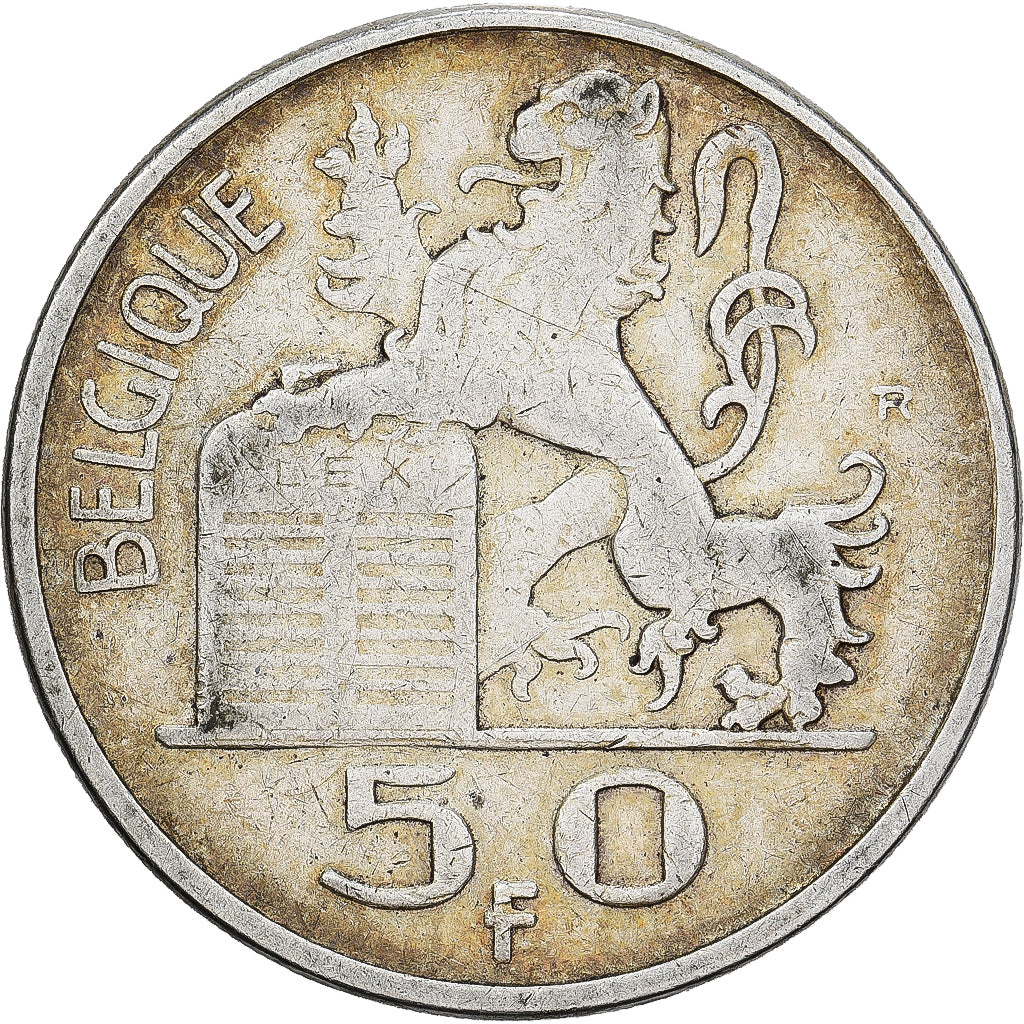 Bélgica, Régence Prince Charles, 50 Francs, 50 Frank, 1949, Brussels, Prata