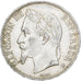 Francia, Napoleon III, 5 Francs, 1868, Strasbourg, Argento, BB+, Gadoury:739
