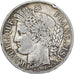 France, 5 Francs, Cérès, 1849, Paris, Main et Main, Silver, VF(30-35)