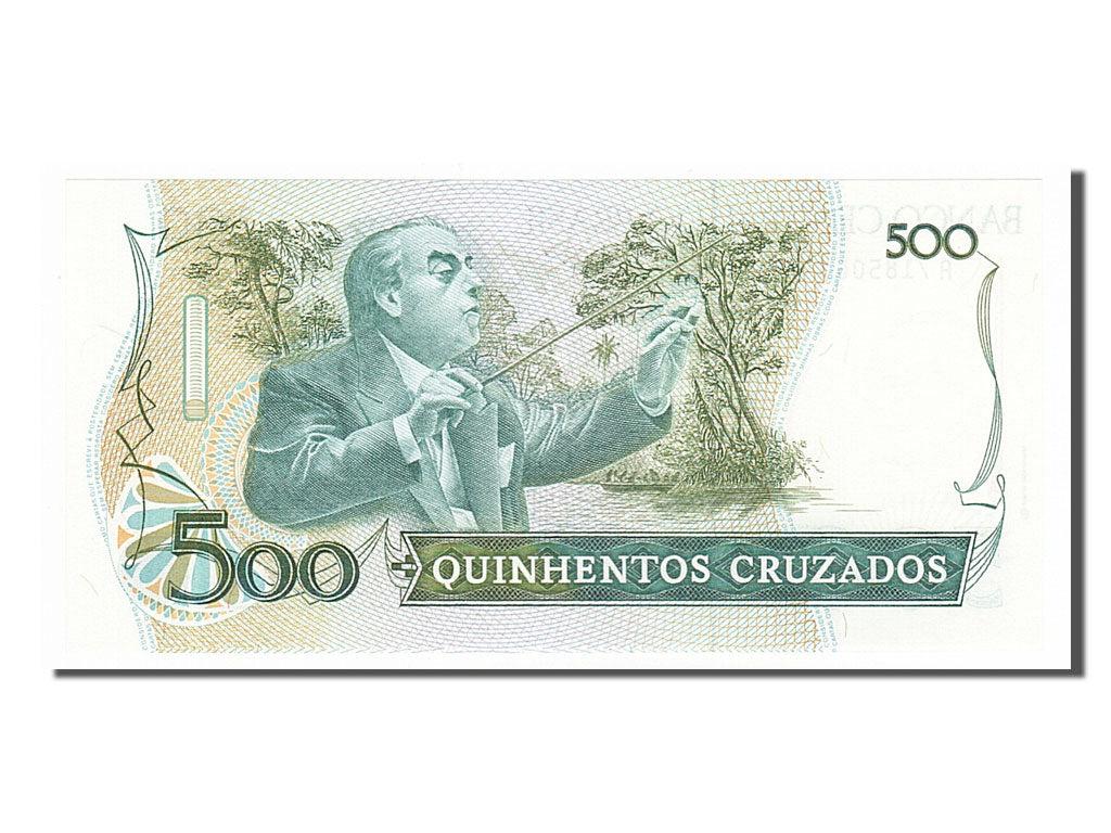 Banknote, Brazil, 500 Cruzados, 1987, UNC(65-70)