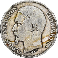 Frankreich, Louis-Napoléon Bonaparte, 5 Francs, 1852, Paris, Silber, S+
