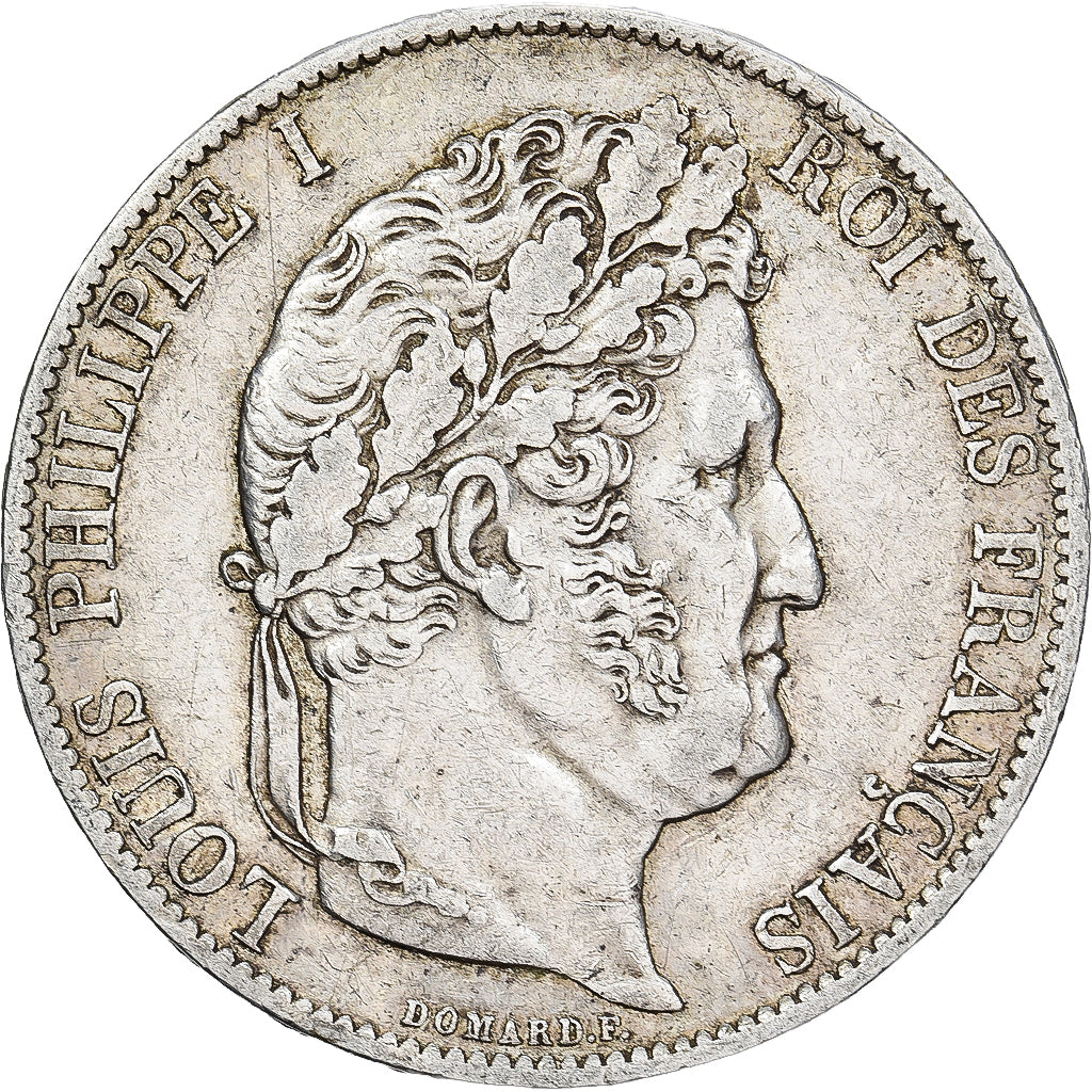 France, Louis Philippe I, 5 Francs, 1846, Paris, Silver, EF(40-45)