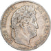 France, Louis Philippe I, 5 Francs, 1840, Rouen, Silver, EF(40-45), Gadoury:678