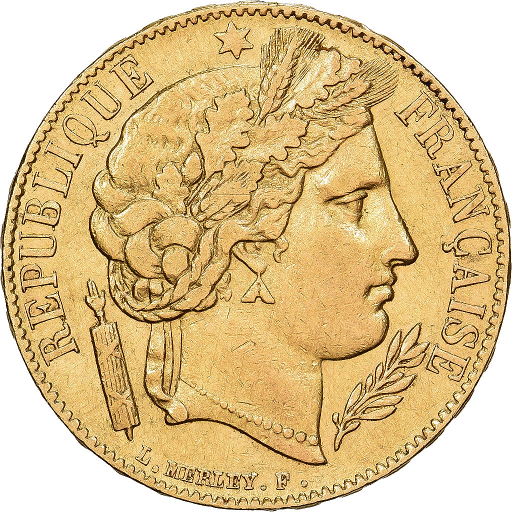 France, 20 Francs, Cérès, 1851, Paris, Or, TTB, Gadoury:1059, KM:762