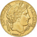 França, 20 Francs, Cérès, 1851, Paris, Dourado, AU(50-53), Gadoury:1059