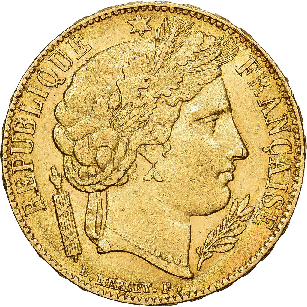 France, 20 Francs, Cérès, 1851, Paris, Or, SUP, Gadoury:1059, KM:762