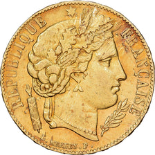 Frankreich, 20 Francs, Cérès, 1851, Paris, Gold, VZ, Gadoury:1059, KM:762