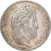 France, Louis Philippe I, 5 Francs, 1842, Rouen, Silver, VF(30-35), Gadoury:678