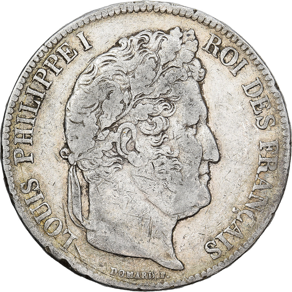France, Louis-Philippe Ier, 5 Francs, 1838, Paris, Argent, TB+, Gadoury:678