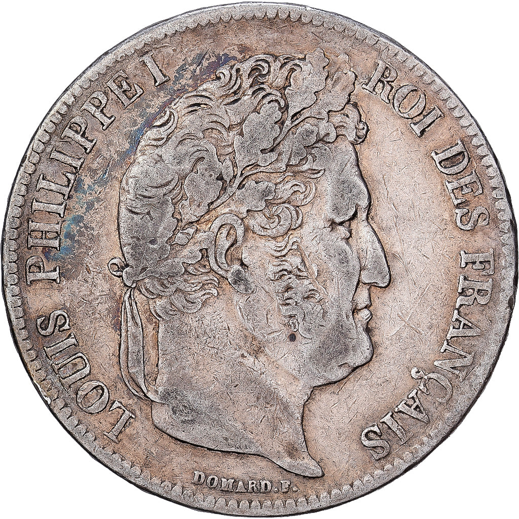 Frankreich, Louis Philippe I, 5 Francs, 1840, Paris, Silber, S+, Gadoury:678