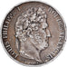 Francia, Louis Philippe I, 5 Francs, 1845, Lille, Plata, MBC, Gadoury:678a