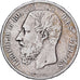 Belgia, Leopold II, 5 Francs, 5 Frank, 1876, Brussels, Srebro, VF(30-35), KM:24