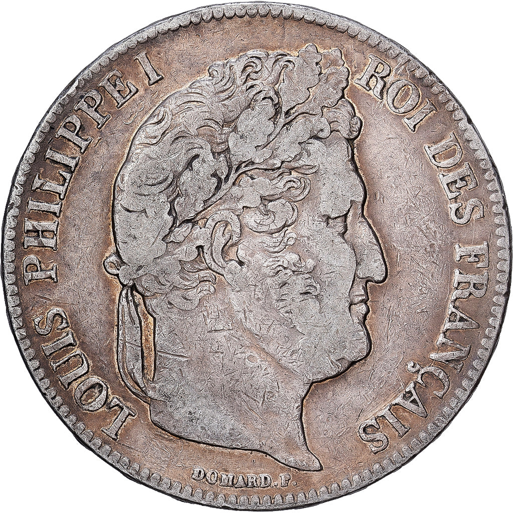 France, Louis Philippe I, 5 Francs, 1840, Rouen, Silver, VF(30-35), Gadoury:678