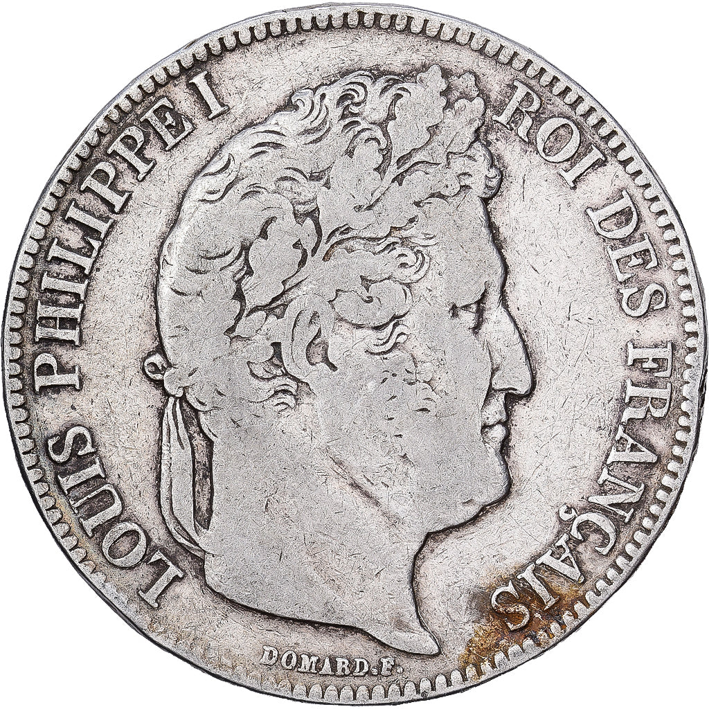 France, Louis-Philippe Ier, 5 Francs, 1843, Lille, Argent, TB+, Gadoury:678