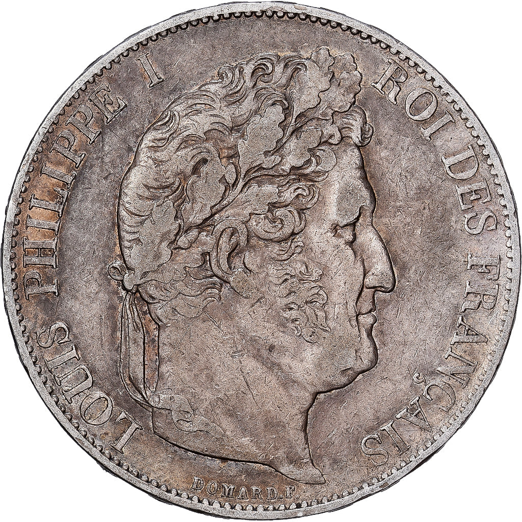 France, Louis-Philippe Ier, 5 Francs, 1847, Paris, Argent, TTB, Gadoury:678a