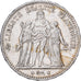 Frankreich, 5 Francs, Hercule, 1875, Paris, Silber, SS+, Gadoury:745a, KM:820.1