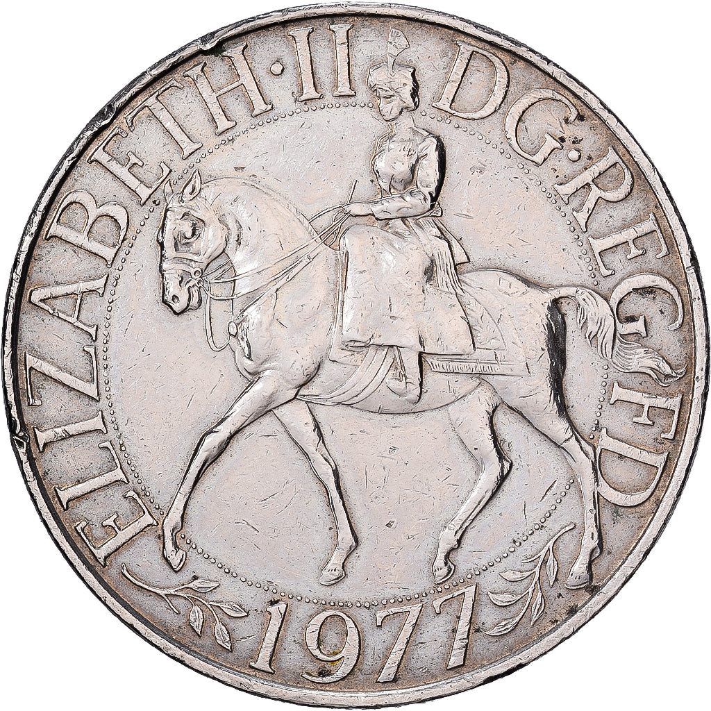 Großbritannien, Elizabeth II, 25 New Pence, 1977, Kupfer-Nickel, SS, KM:920