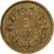 France, 5 Francs, Lavrillier, 1940, Paris, Aluminum-Bronze, EF(40-45)