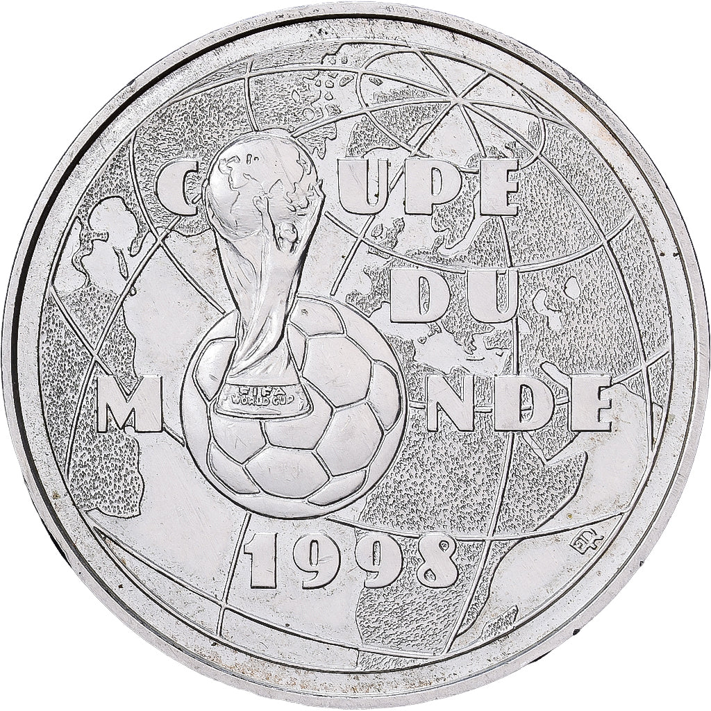Frankrijk, Franc, Coupe du Monde 1998, 1997, Paris, Zilver, PR, KM:1211