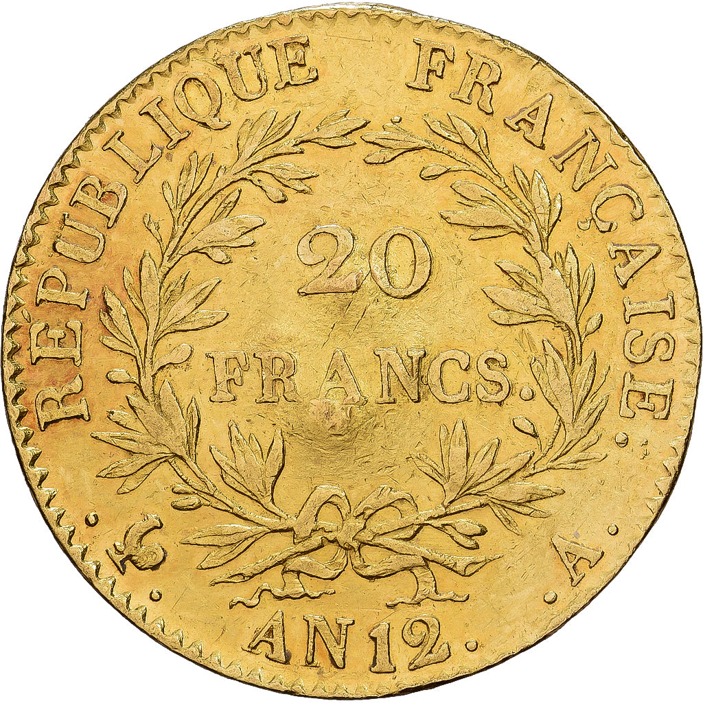 Frankreich, Bonaparte Premier Consul, 20 Francs, An 12 (1804), Paris