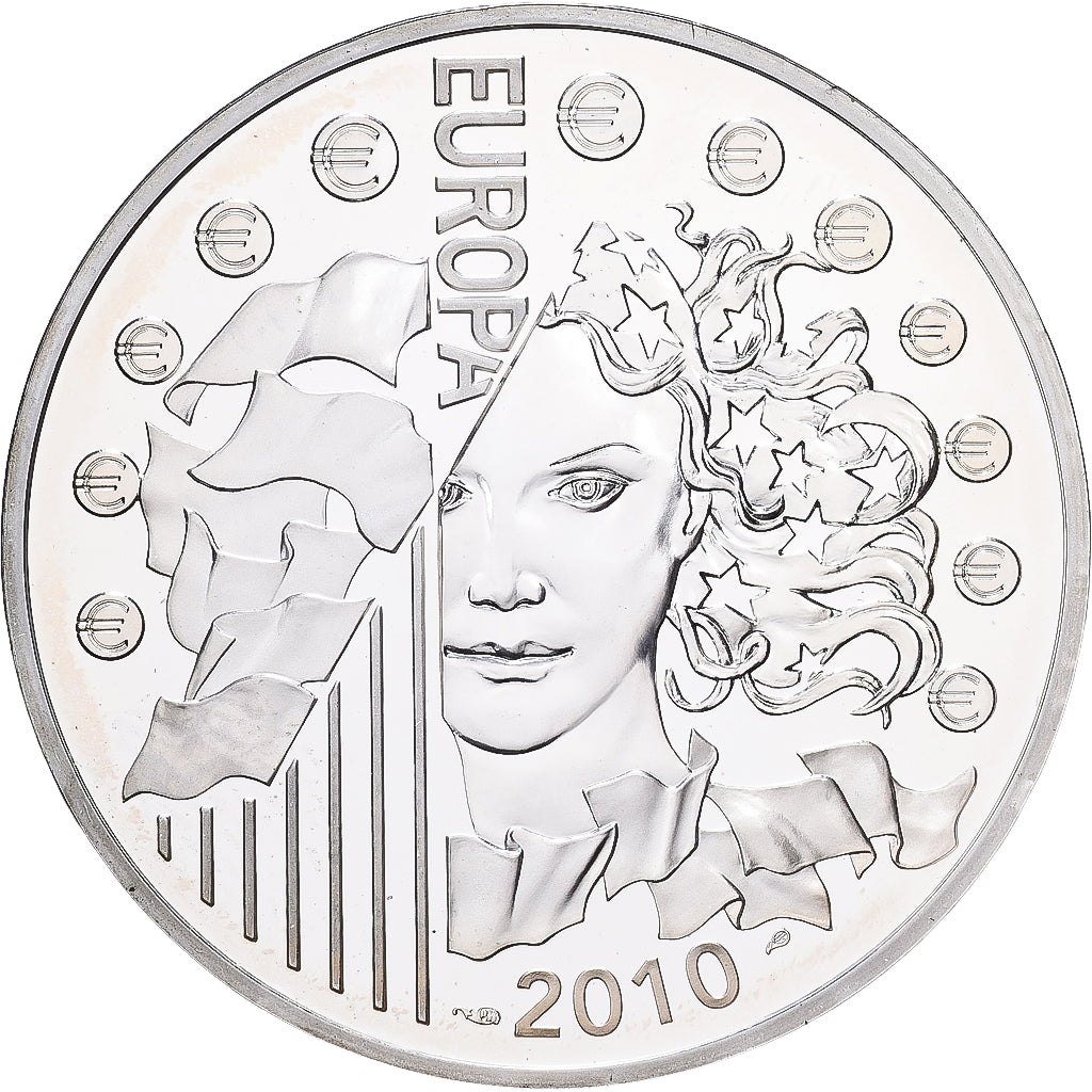 Frankreich, 10 Euro, Abbaye de Cluny, PP, 2010, Paris, Silber, STGL