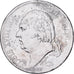 Francia, Louis XVIII, 5 Francs, 1822, Paris, Plata, BC+, Gadoury:614, KM:711.1