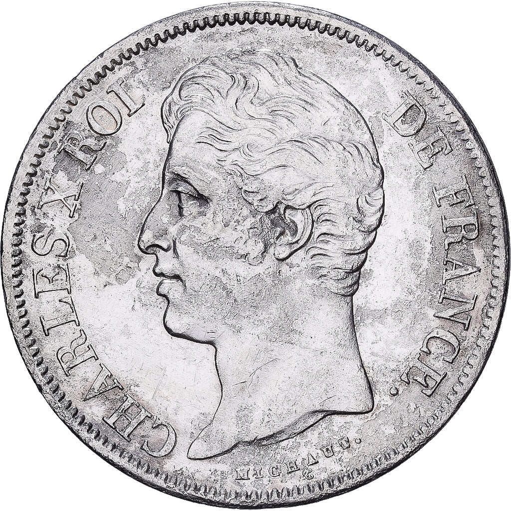 France, Charles X, 5 Francs, 1829, Paris, Silver, VF(30-35), Gadoury:644