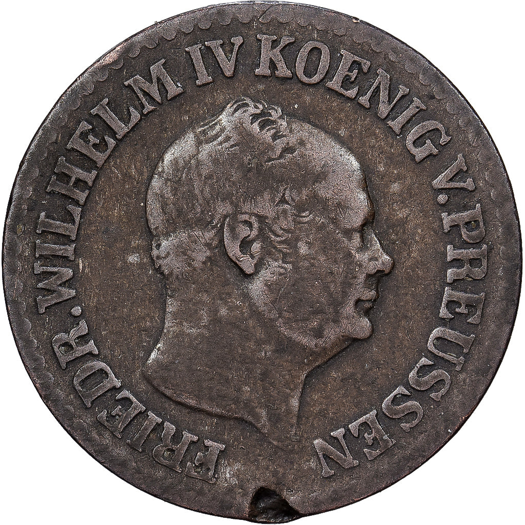 Landy niemieckie, PRUSSIA, Friedrich Wilhelm IV, Groschen, 1855, Berlin, Srebro